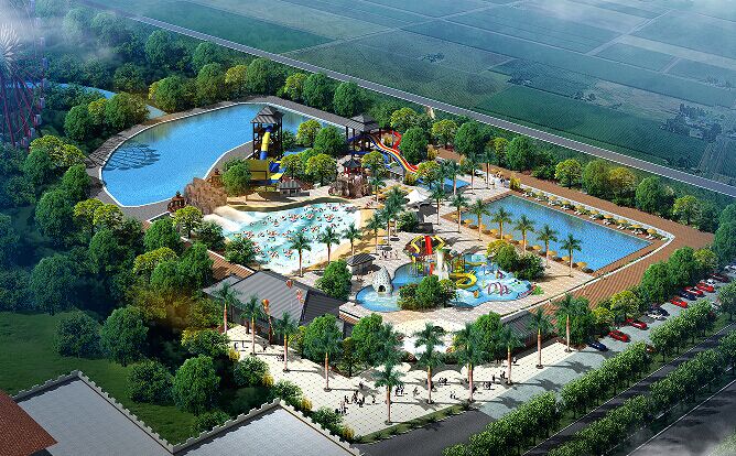 Customization Water Park Resort for Kids / Adults Play Park 30000 SQM